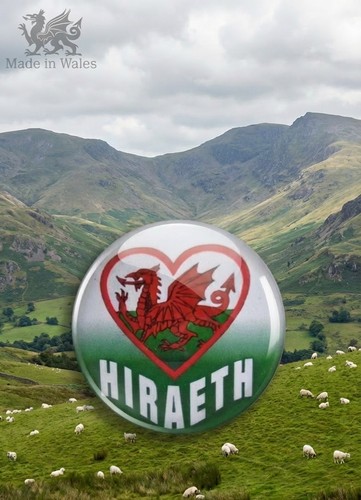 Hiraeth welsh flag - welsh, in