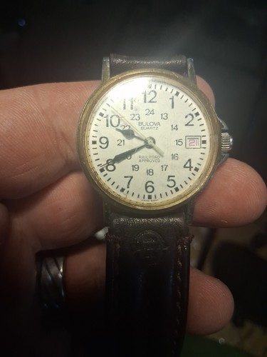 Rare vintage bulova - bulova, railroad
