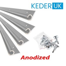 Caravan Awning  C Channel  Vw Campervan  Motorhome Rail Strips with Holes-Screws