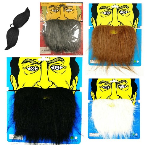 Long fake beard - long, hair