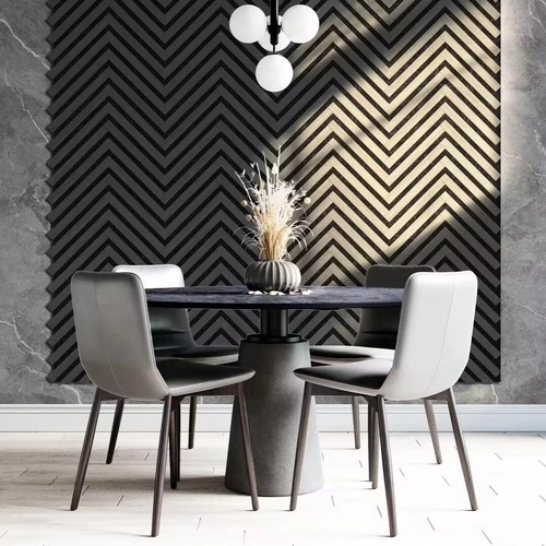 Black oak herringbone - black,