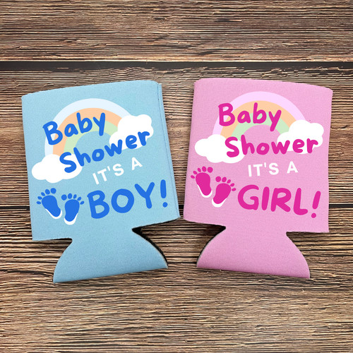 Custom baby shower can - can, coolers