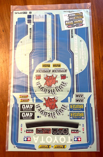 Tamiya bruiser decal set - tamiya,