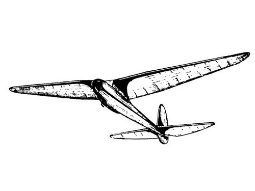 Ceko 280 towline glider - towline, 50"