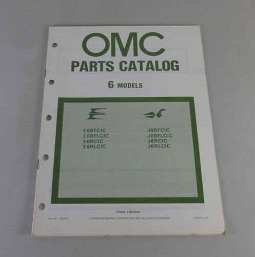 Parts catalog omc evinrude - catalog, /
