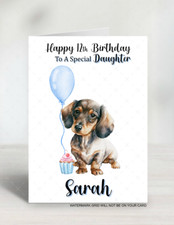 personalised birthday card Dog
