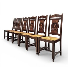 6 x Vintage Antique Bretton