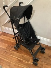 DIMPLES BLACK COMPACT LIGHTWEIGHT STROLLER
