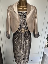 Zeila Donna navy  & gold lace
