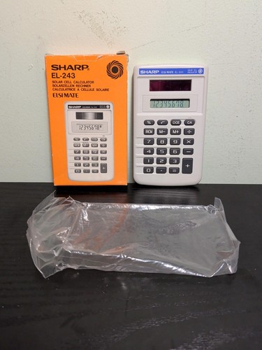 Sharp 243 elsi mate solar - sharp,