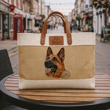 German Shepherd Tote Bag Large