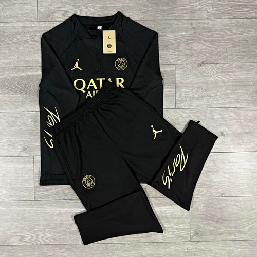 Jordan psg black gold zip - black/gold, 1/4