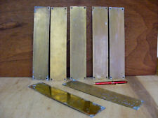 7 VINTAGE SOLID BRASS DOOR