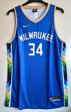 MILWAUKEE BUCKS GIANNIS ANTETOKOUNMPO #34 NBA NEW TANK JERSEY BASKETBALL SIZE L