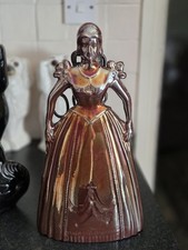Nestor Rare Vintage Cast Iron Lady Fireside Companion Set, c. 1930