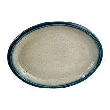 Vintage Wedgwood Blue Pacific oval plate 13" large EXCELLENT CONDITION 