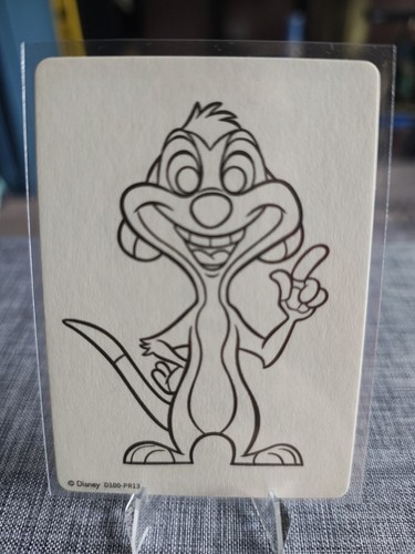 Disney sketch card timon - disney,