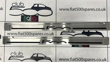 Fiat 500 Chrome Sill Plates Genuine