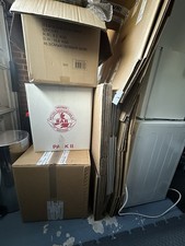 20 Home Moving Boxes Heavy Duty + 3 Hanging Clothe Storage Boxes