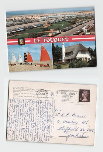 Postcard touquet france - postcard, le