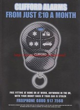 Clifford Alarms 2005 Magazine Advert #7570