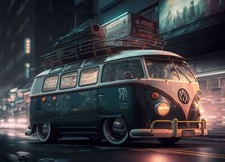 anime and manga art vw camper