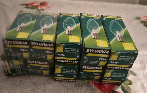 Sylvania 40w clear candle - 10,