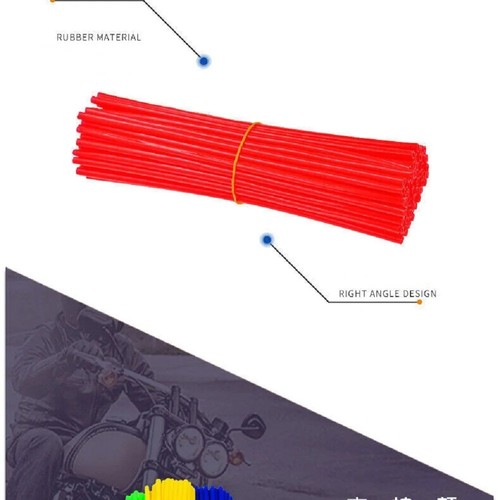 36pcs red wheel rim spoke - 36pcs,