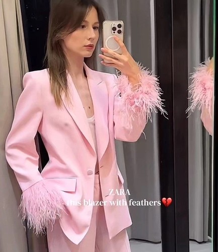 Zara new woman - new, feather
