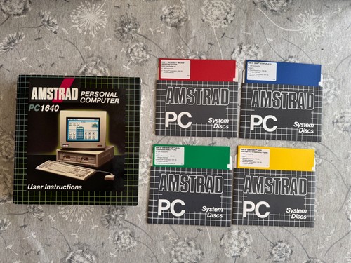 Vintage lot amstrad pc1640 - of,