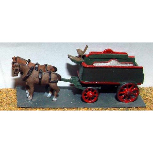 Brewery dray horse drawn - dray,