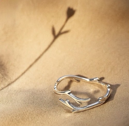 Adjustable willow ring 925 - adjustable,