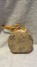 Vintage Asian Gold Silk