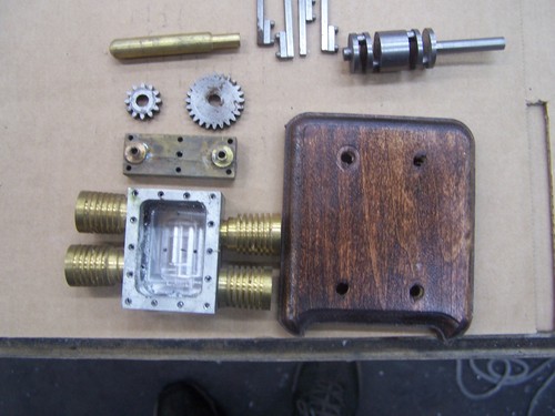 Cylinder air steam engine - cylinder, air/steam