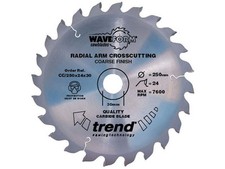 Trend Professional Saw Blades - Radial Arm Crosscut Blades