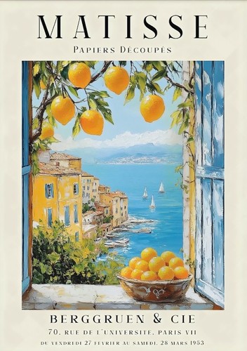 Matisse exhibition poster - matisse,