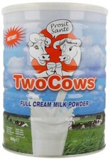 Two Cows Instant Full Cream Milk Powder (Tin) - 900g