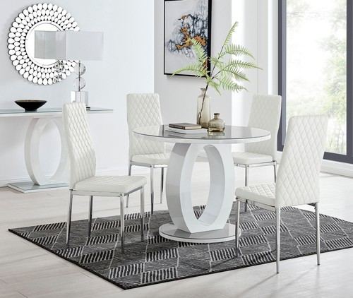 Giovani round grey glass - giovani,