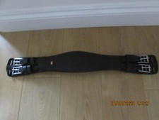 Kate Negus Black Padded Gel Leather Dressage Girth 26"