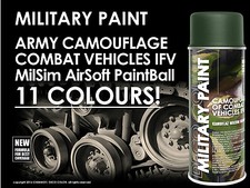 DECO COLOR MILITARY SPRAY PAINT CAMOUFLAGE ARMY PAINTBALL AIRSOFT ASG MilSim DIY