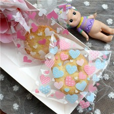 2 Size Clear Multi Hearts