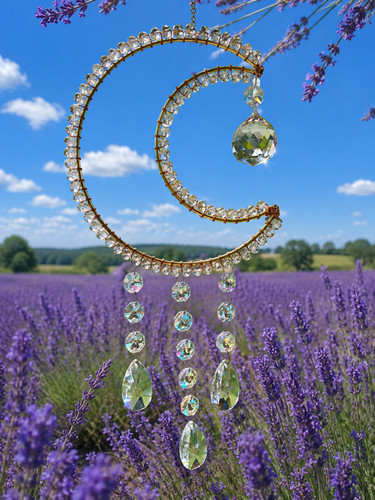 Handmade bronze crescent - handmade,
