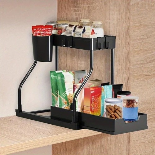 Under sink organizer tier - sink,