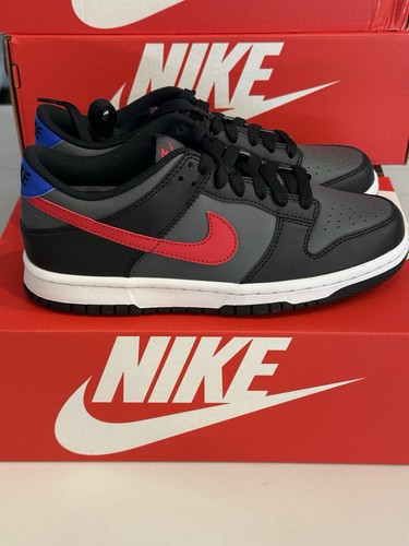 Nike dunk low black - black, blue