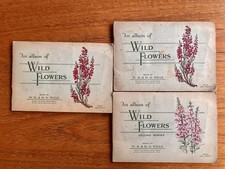 An Album of Wild Flowers W.D & H. O. Wills Cigarette Cards. 3 Complete Albums