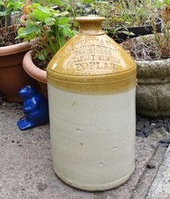 Antique Stoneware Flagon–The George Tavern, 13 Tapley St, Popular,London c1895