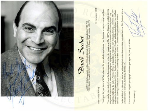 David suchet hand signed - suchet/hand,