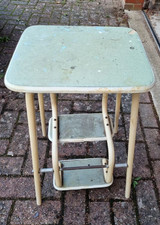 Vintage fold out step stool