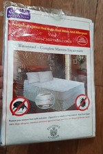 Sultan's Linens Zippered Waterproof Vinyl Mattress Cover Full