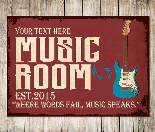 Personalised music room - personalised,